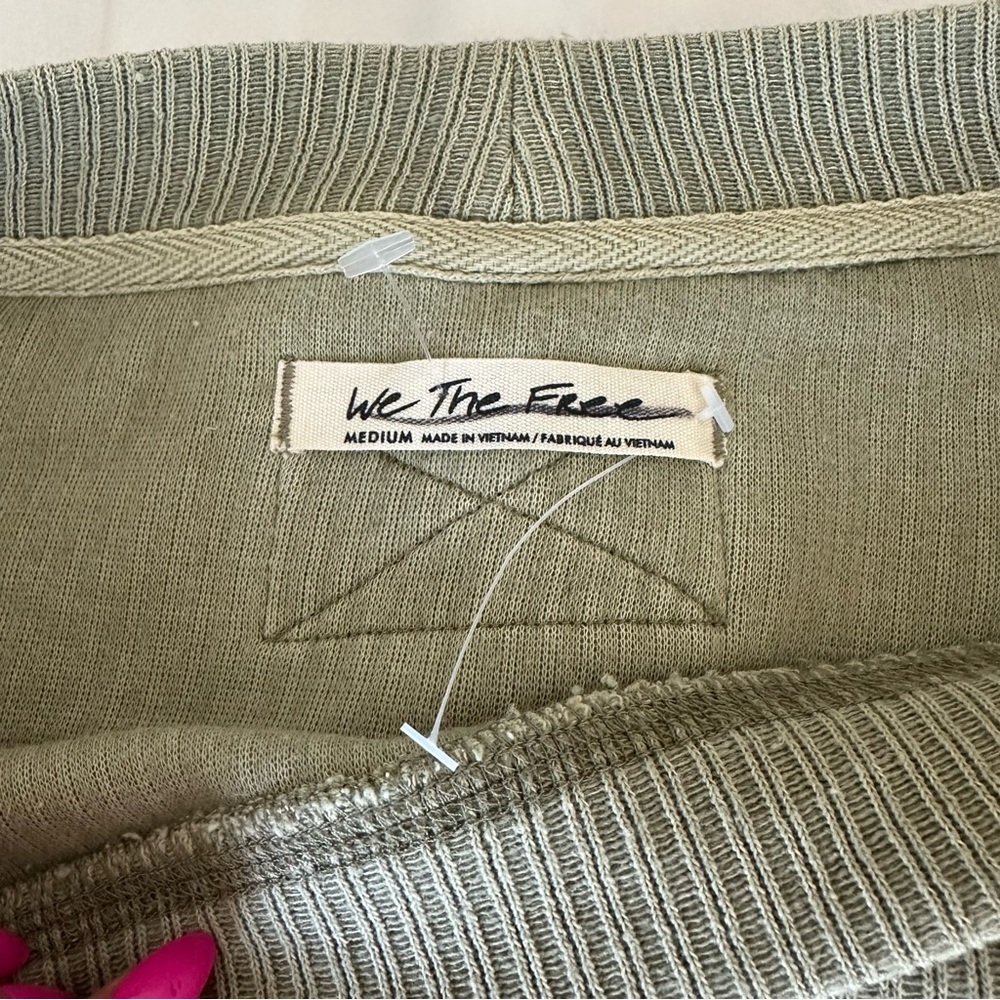 SOLD NEW FP we the free free people green pullover - Picture 3 of 4